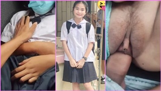 น้องนักเรียน ม.ต้น หมอยเพิ่งขึ้น โดนครูจับเย็ดคาชุดนักเรียน