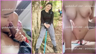 สาวทางบ้านหุ่นเด็ด ตั้งกล้องเย็ดกับแฟน