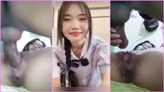 เย็ดสดน้องนักเรียนน่ารัก เสียวน้ำควยแตกคารูหีเลย