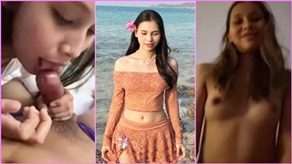 พาแฟนสาวมาเที่ยวทะเล จับอมควยแล้วซอยหีกระหน่ำเย็ดกระแทกไม่ยั้ง