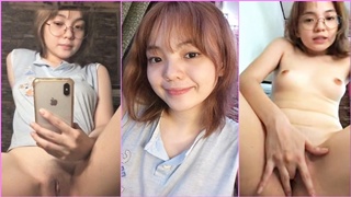 แว่นมานี่มา สาวแว่นคนสวยเงี่ยนหีจัด